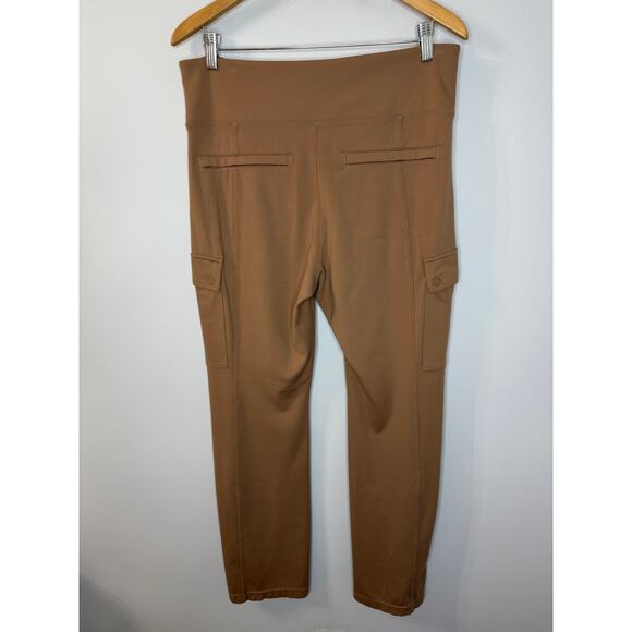 ATHLETA Delancey Straight Cargo Pant Rustic Beige Stretch Women's L - Picture 9 of 9